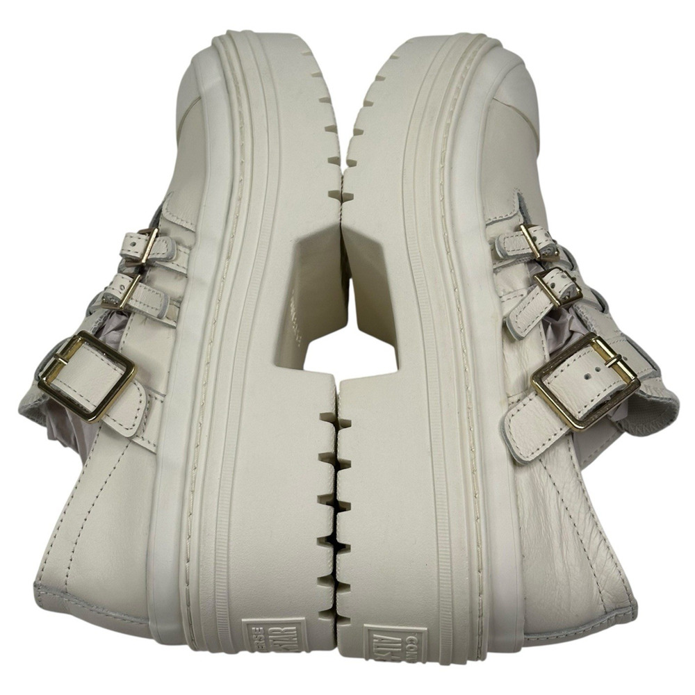 Converse Chuck Taylor All Star Lugged Heel Mary Jane Platform Egret Size 8.5 New - Picture 4 of 9